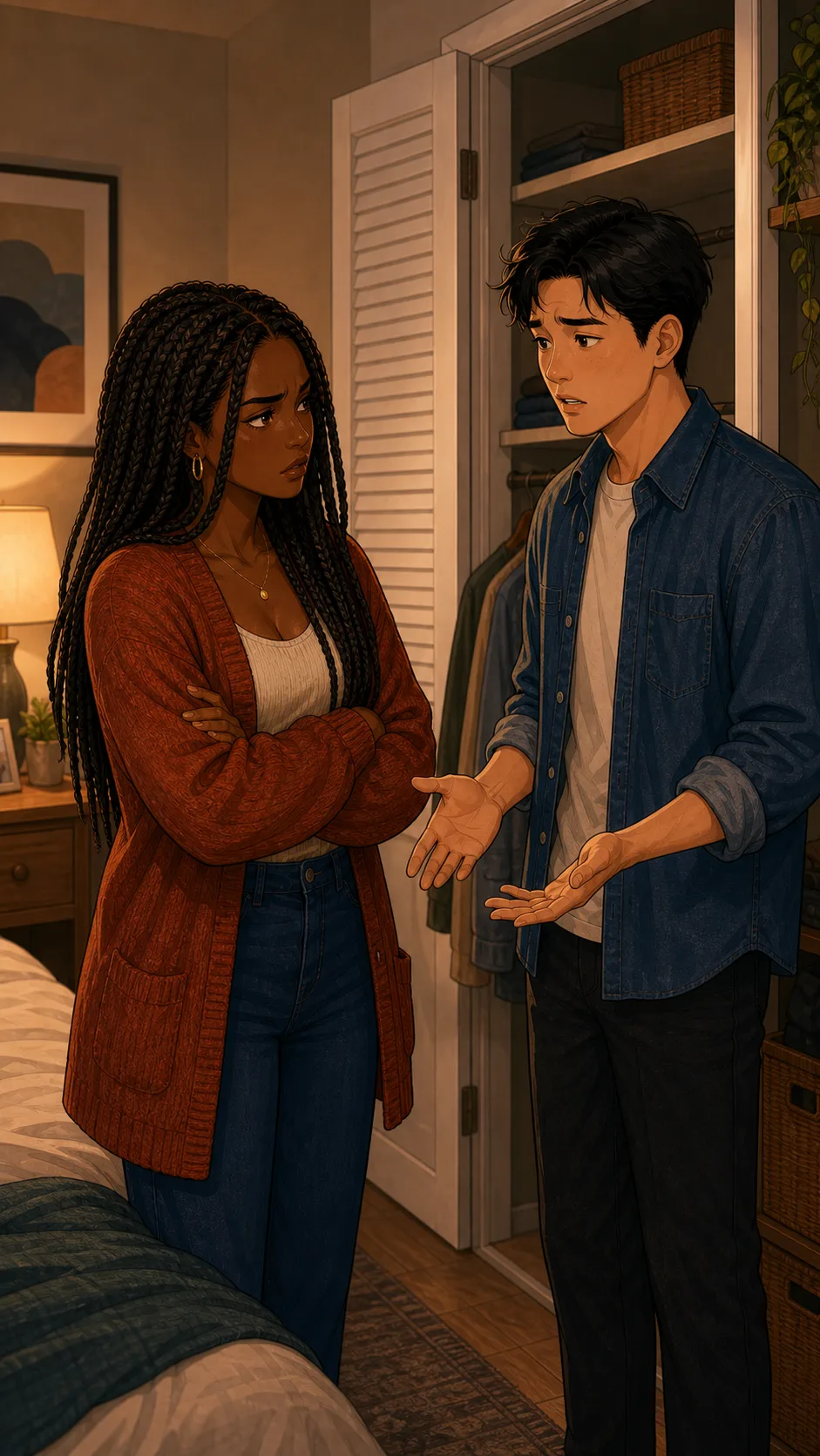 Elise and Ben debate the backup gift.
