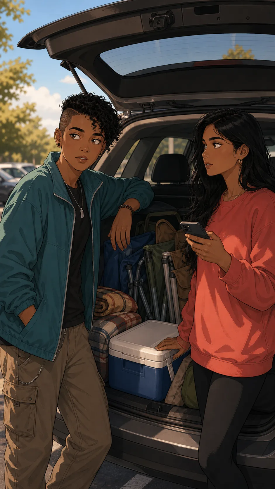 She Added My Car Trunk to the Group Packing Plan cover art