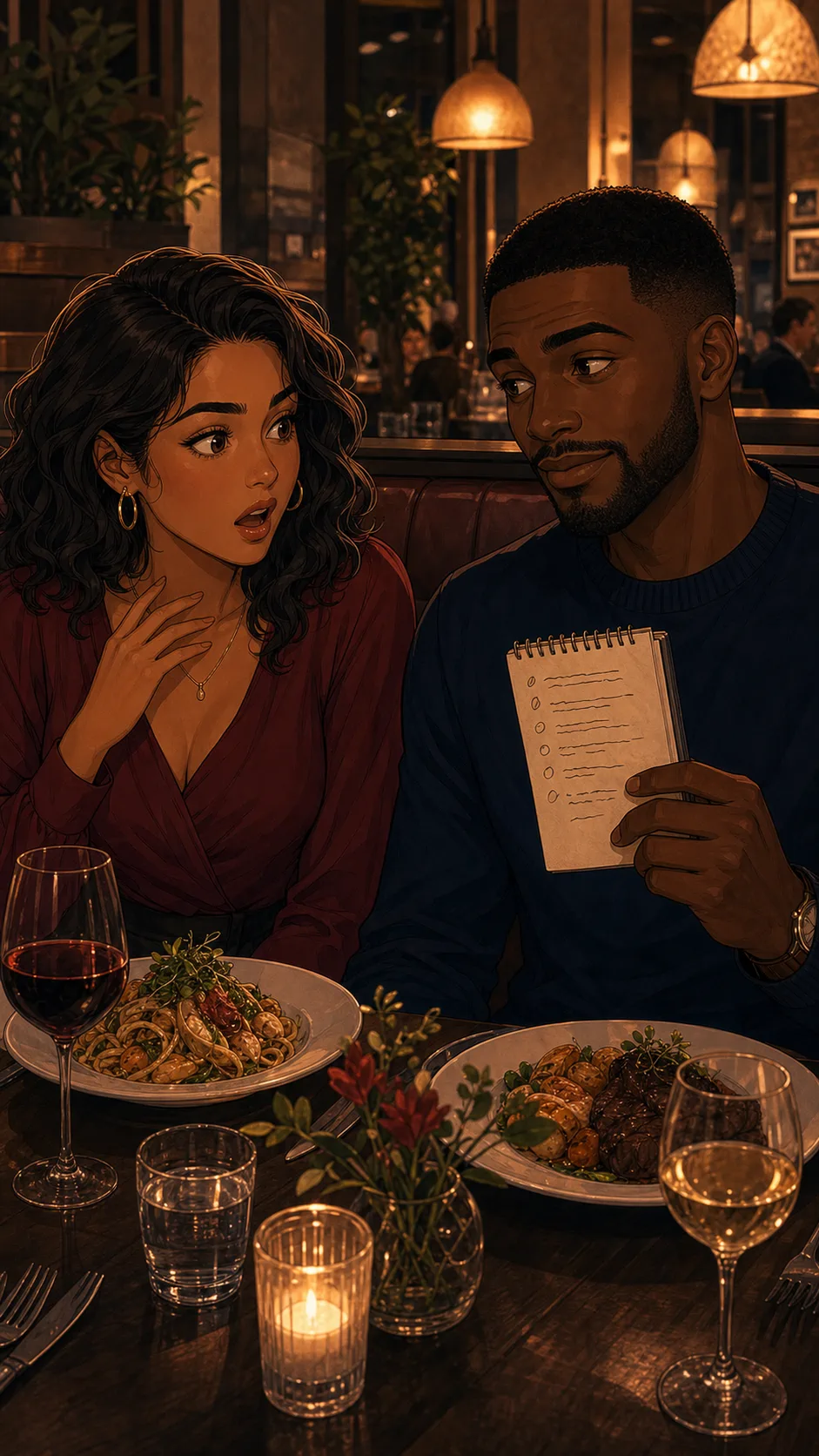 He Brought a Date Checklist to Dinner cover art