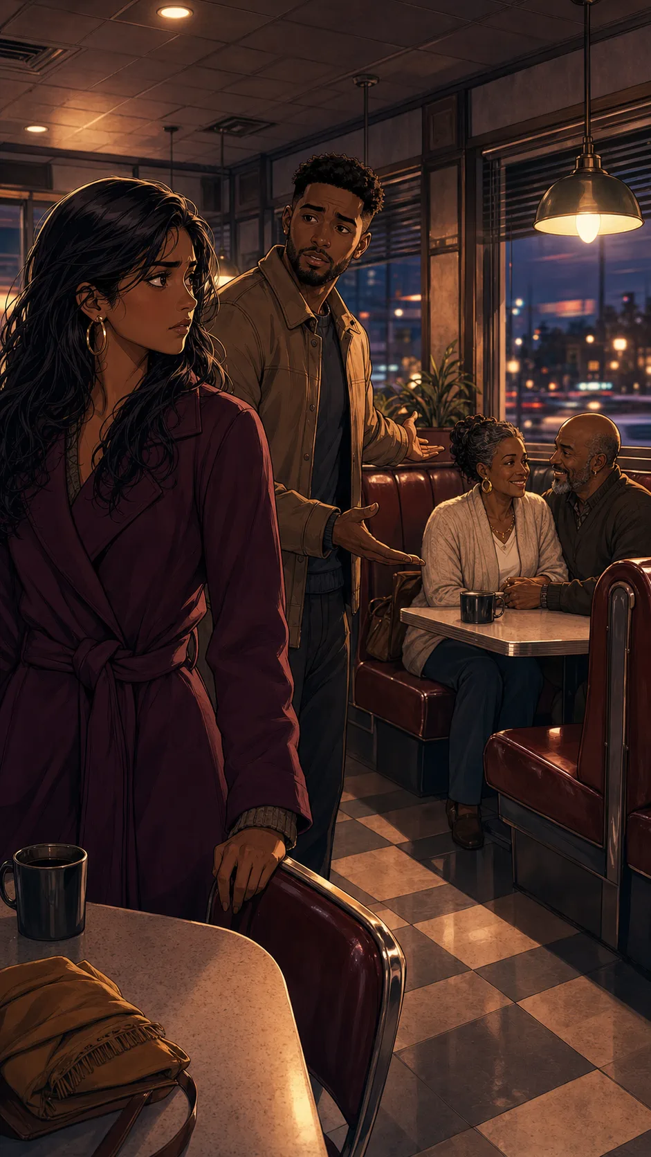 He Gave My Favorite Booth to His Parents cover art