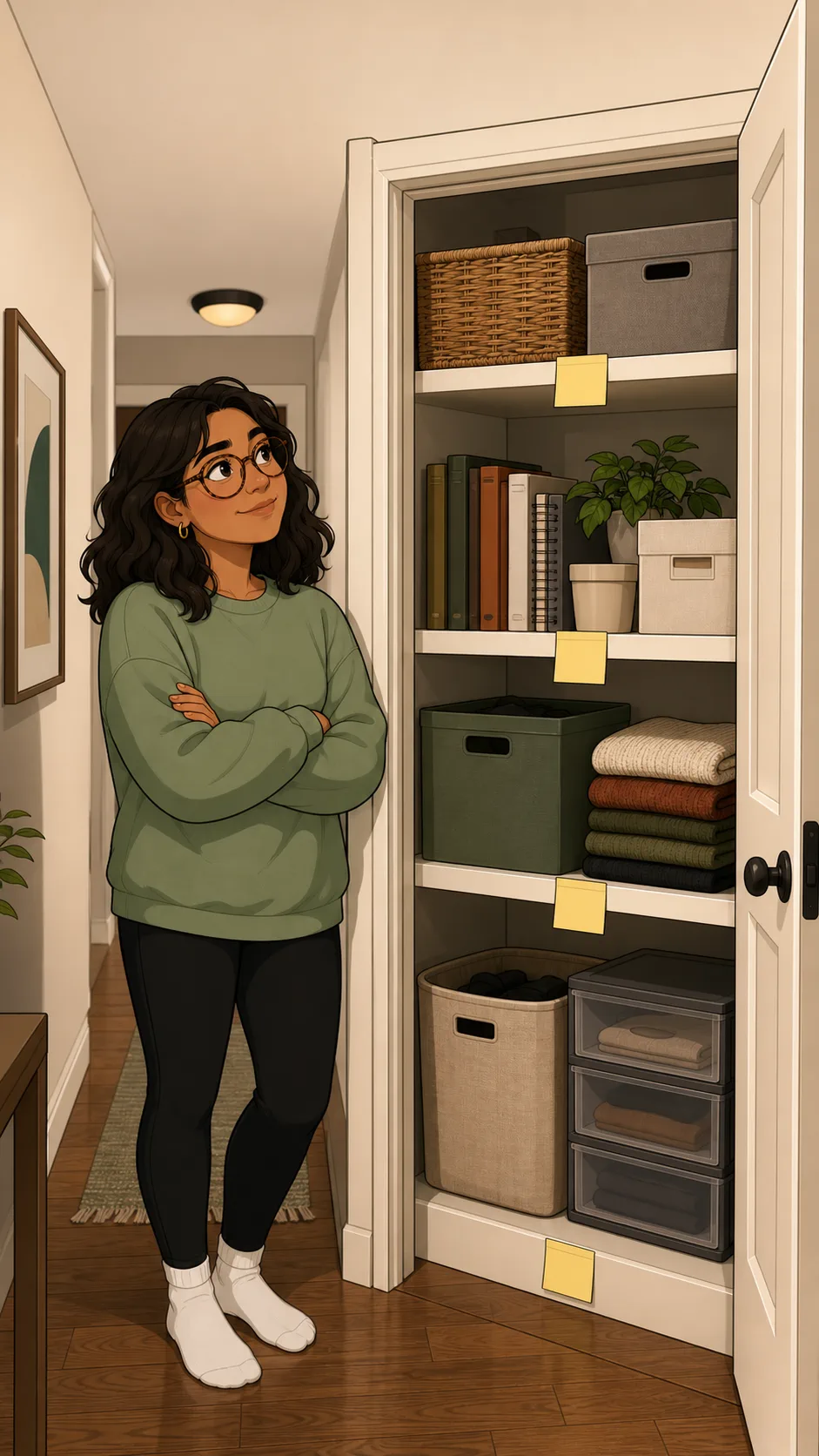 She Filled My Storage Shelf With Her Boxes cover art