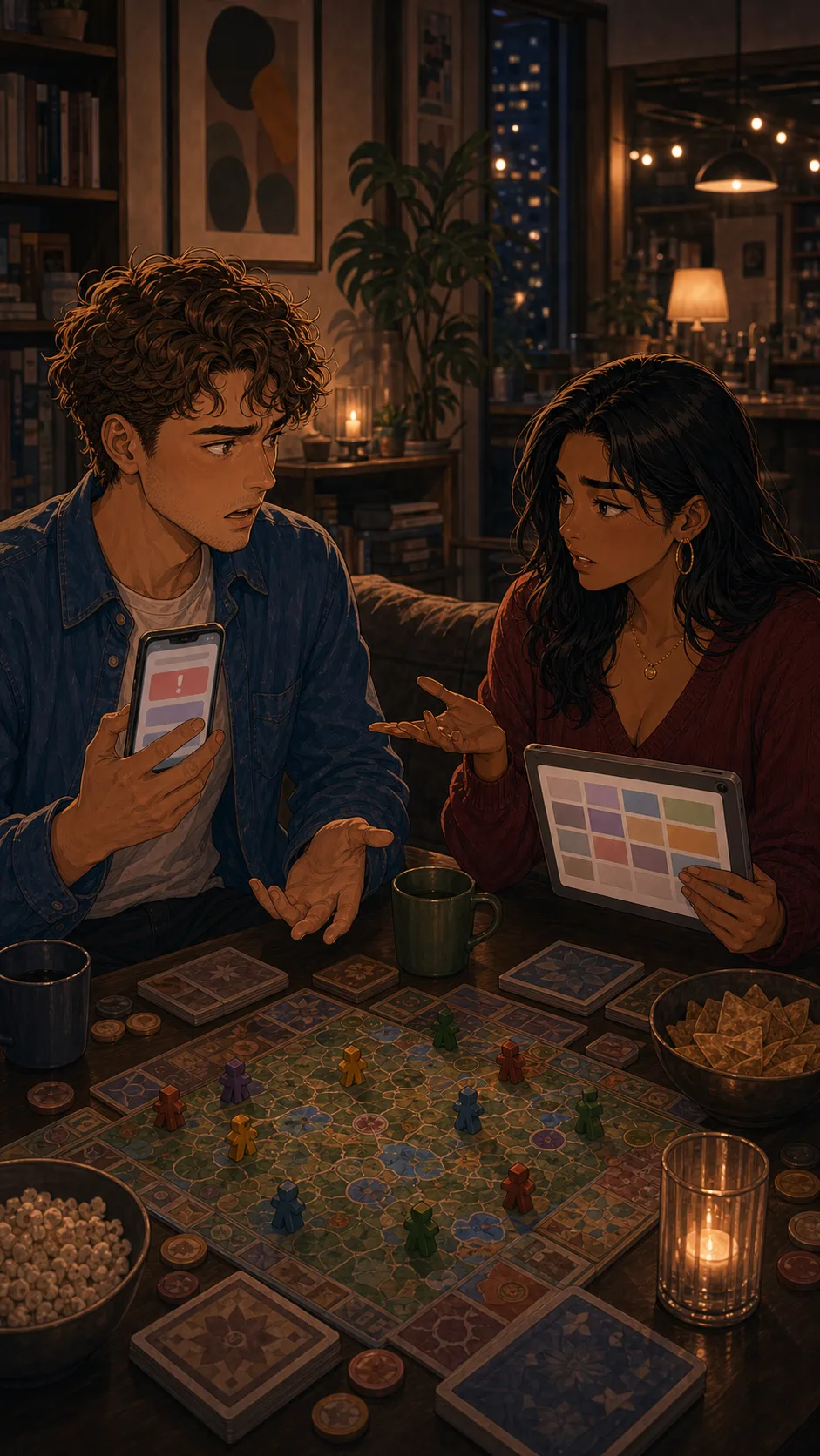 Noah and Priya debate the planning app subscription.