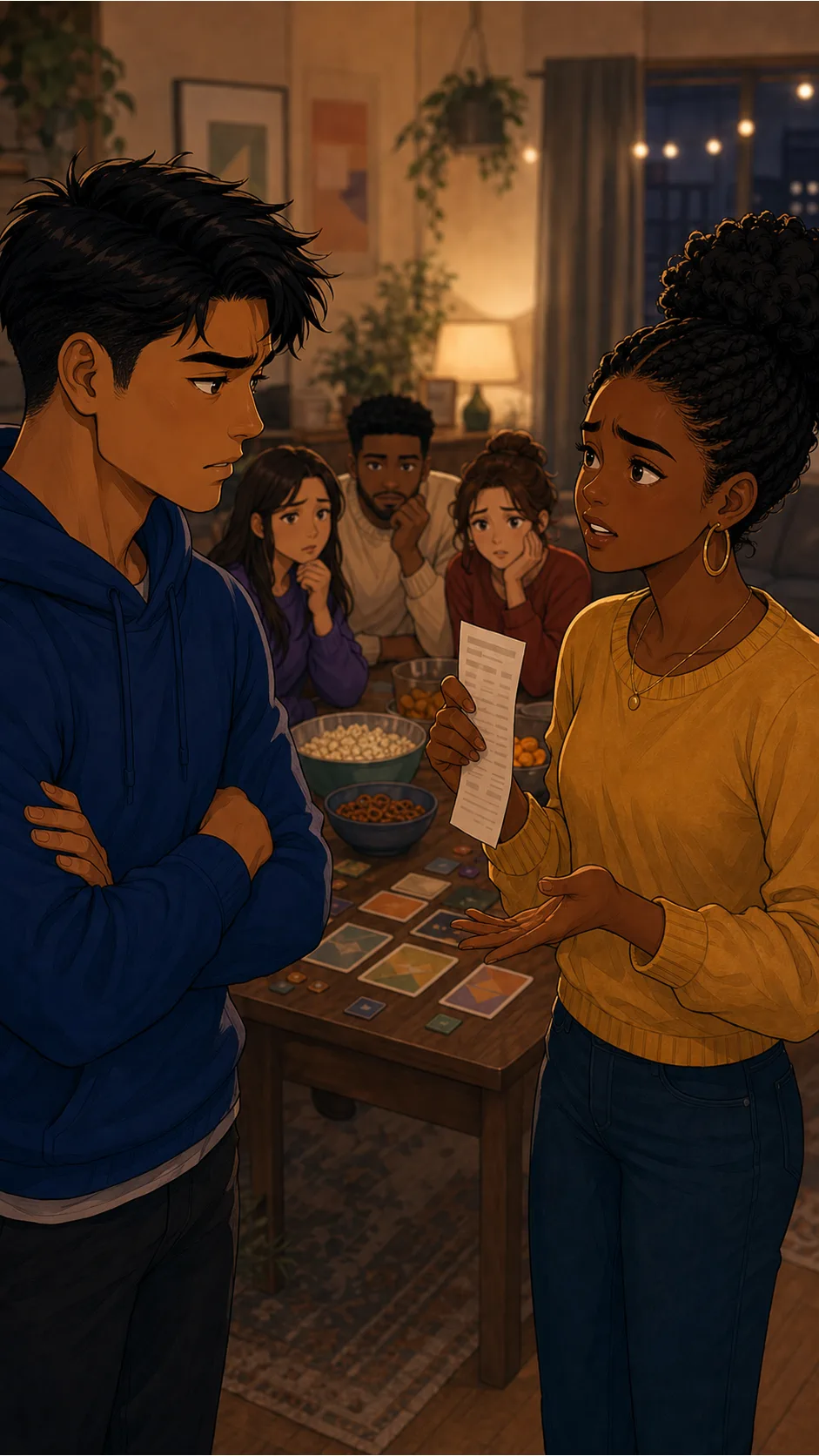 Cam confronts Rae about using his grocery reward.