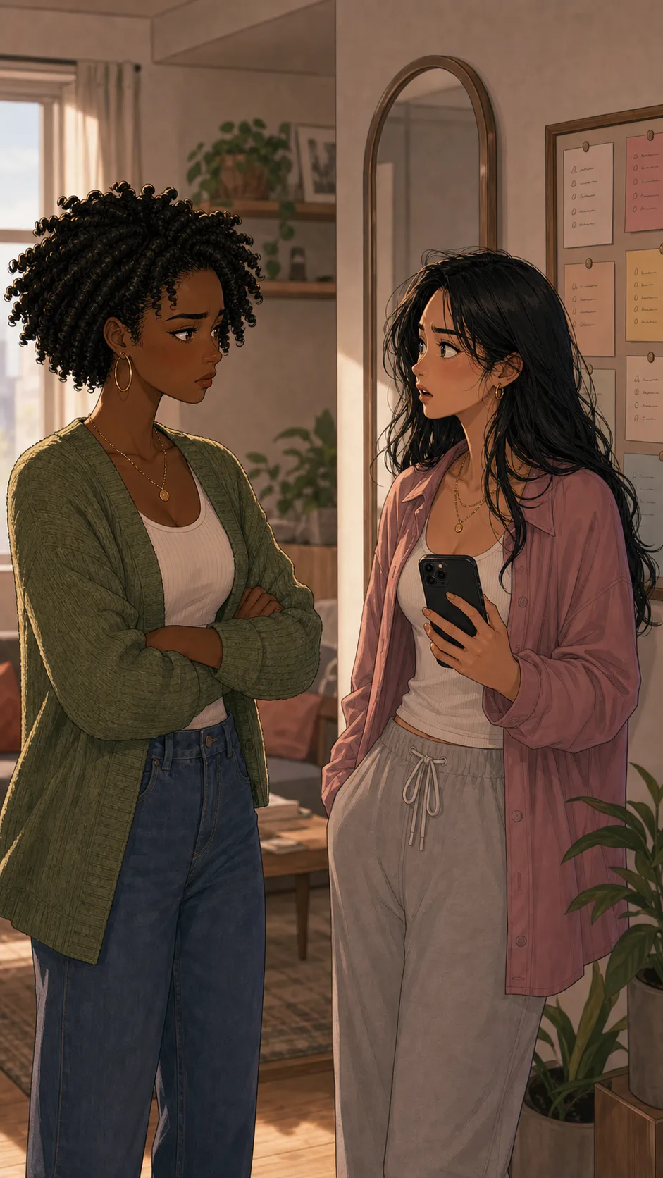 Noa confronts Jules about posting the selfie.