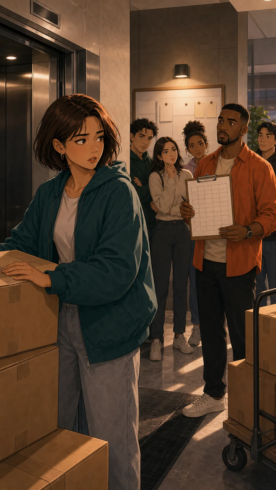 My Moving Elevator Slot Became the Building Signup Sheet cover art