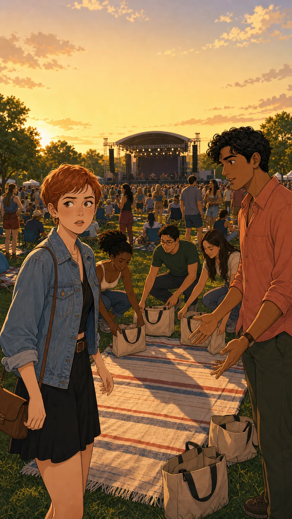My Picnic Blanket Became the Concert Seating Map cover art