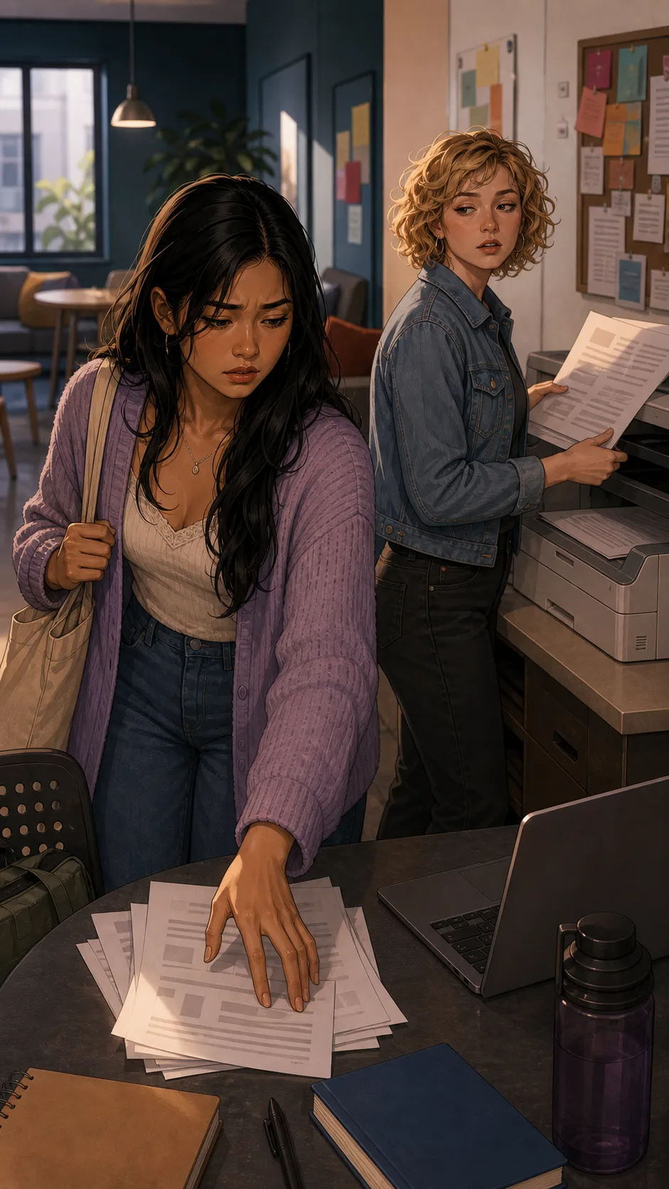 She Left My Private Letter in the Shared Printer Tray cover art