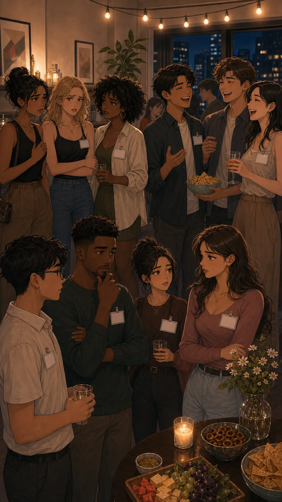 Party guests split over whether the nickname badge was playful or too personal.