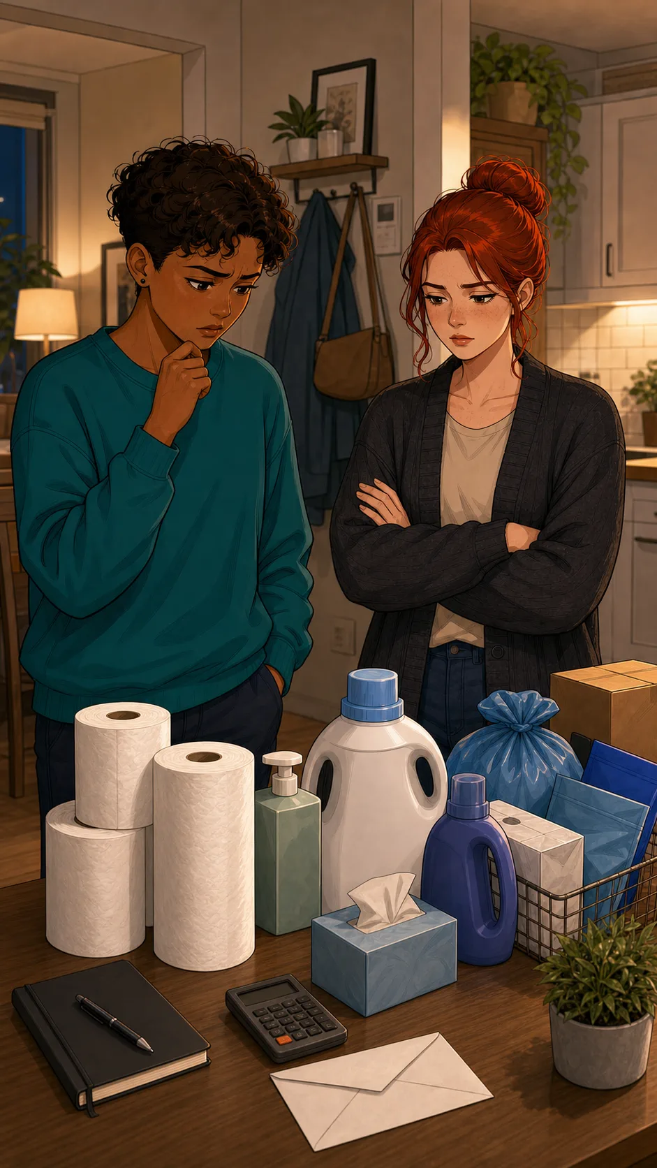 Riley and Harper decide what should happen with the rebate.