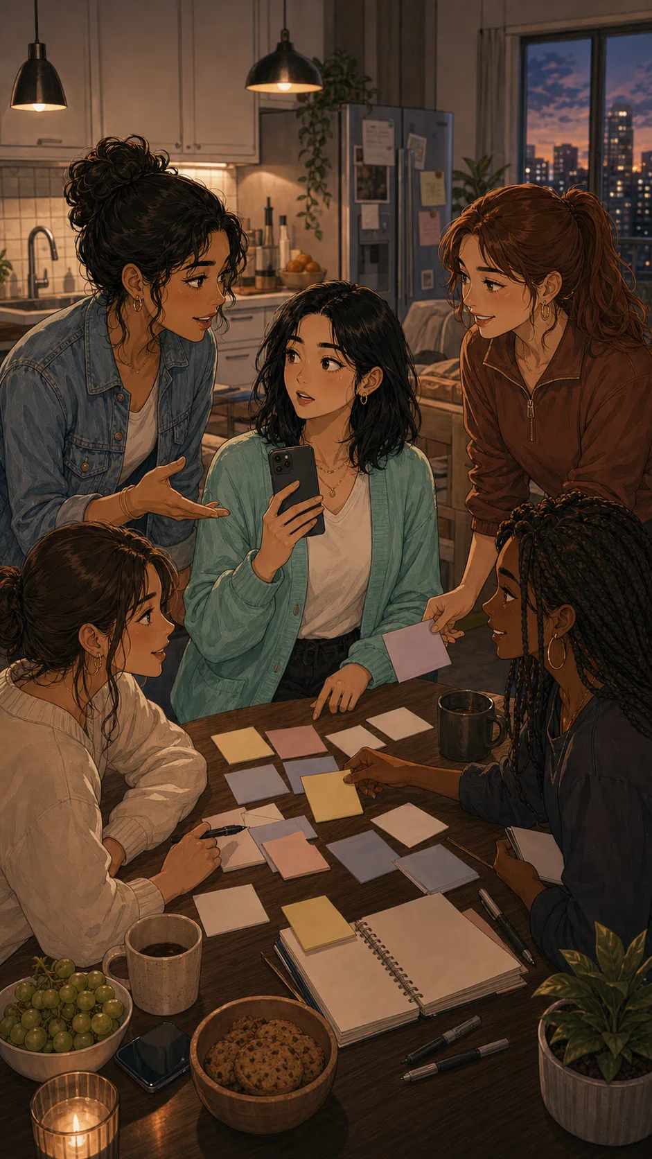Mina and Casey discuss the reminder list.