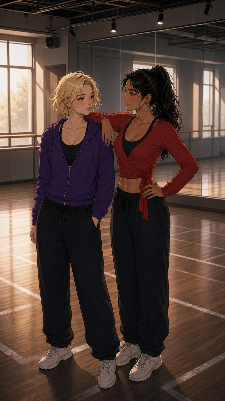 Sloane and Marisol decide what to do before the showcase.