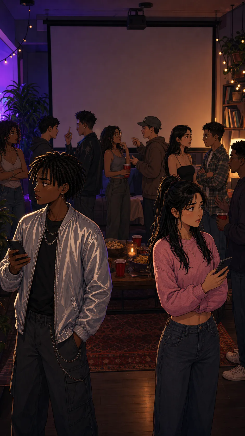 Party guests split over whether the story should have been shown.