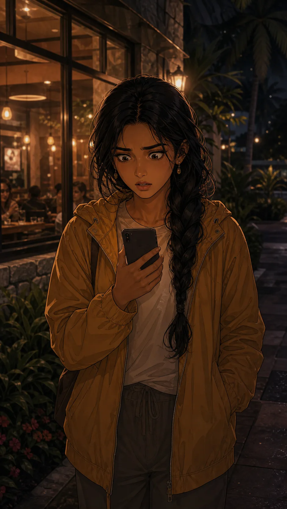 Maya checks her phone and realizes the refund was used.
