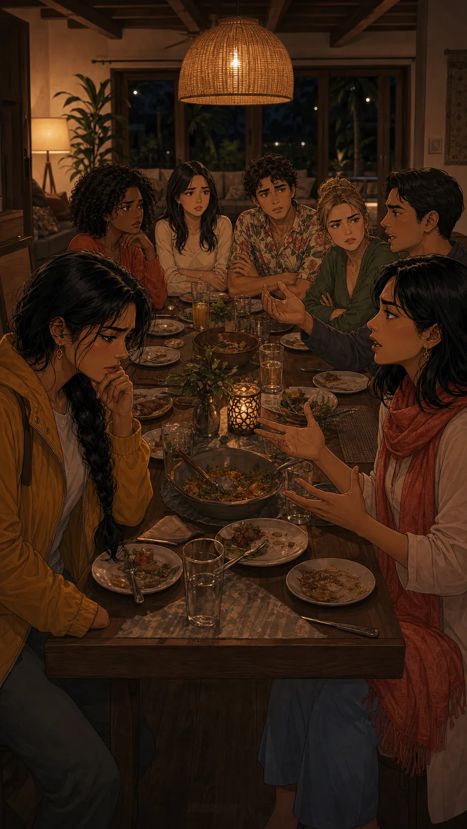 The group splits over whether Maya's refund should have paid for the upgrade.