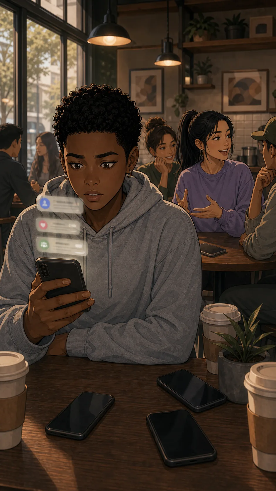 Ari sees that Blake shared their private streak in a group chat.